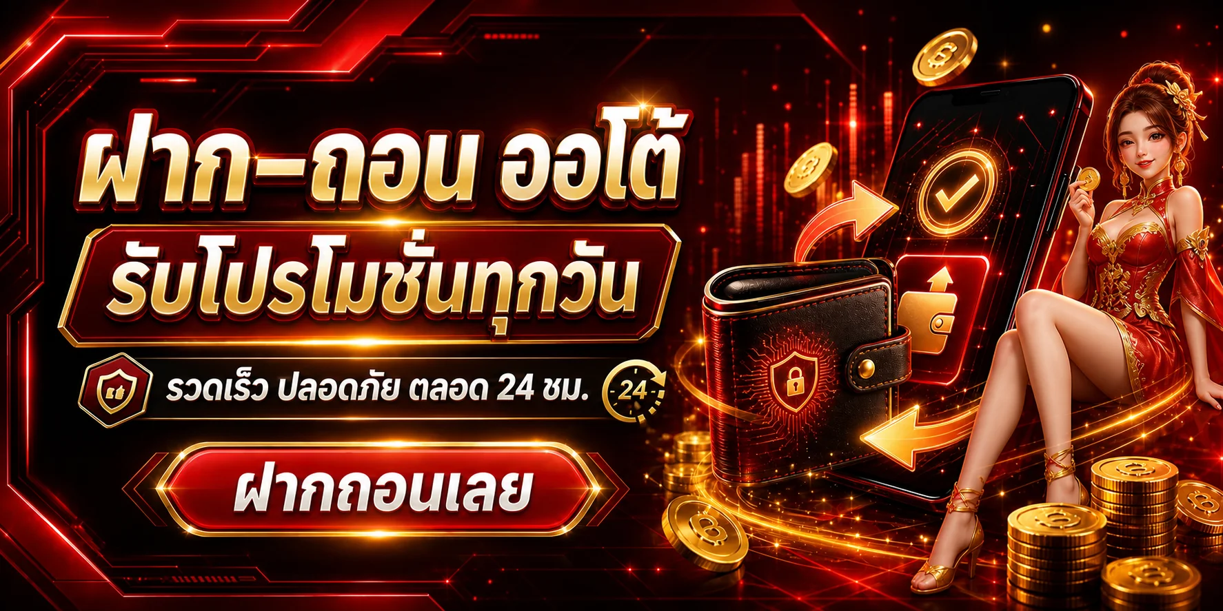 ระบบฝากถอนออโต้ 168lambo พร้อมกระเป๋าดิจิทัล